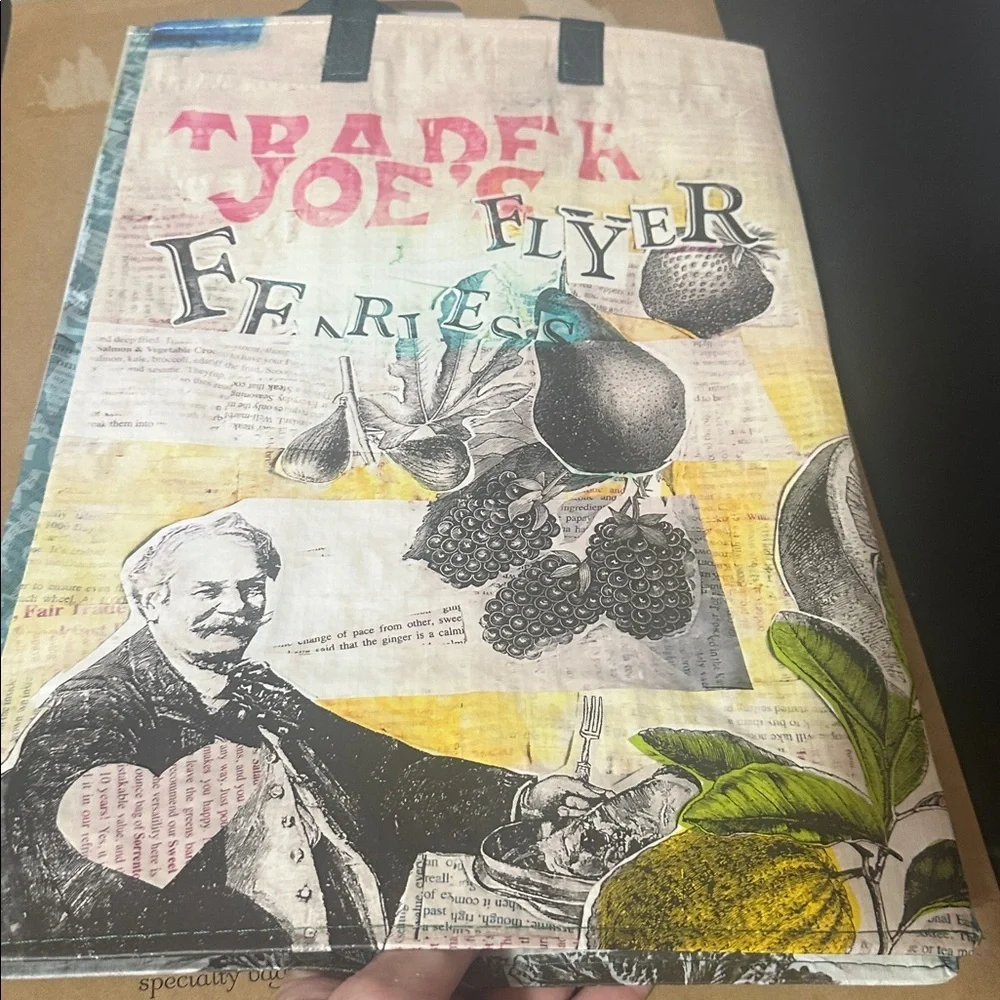 Trader Joe’s, fearless flyer, specialty tote bag